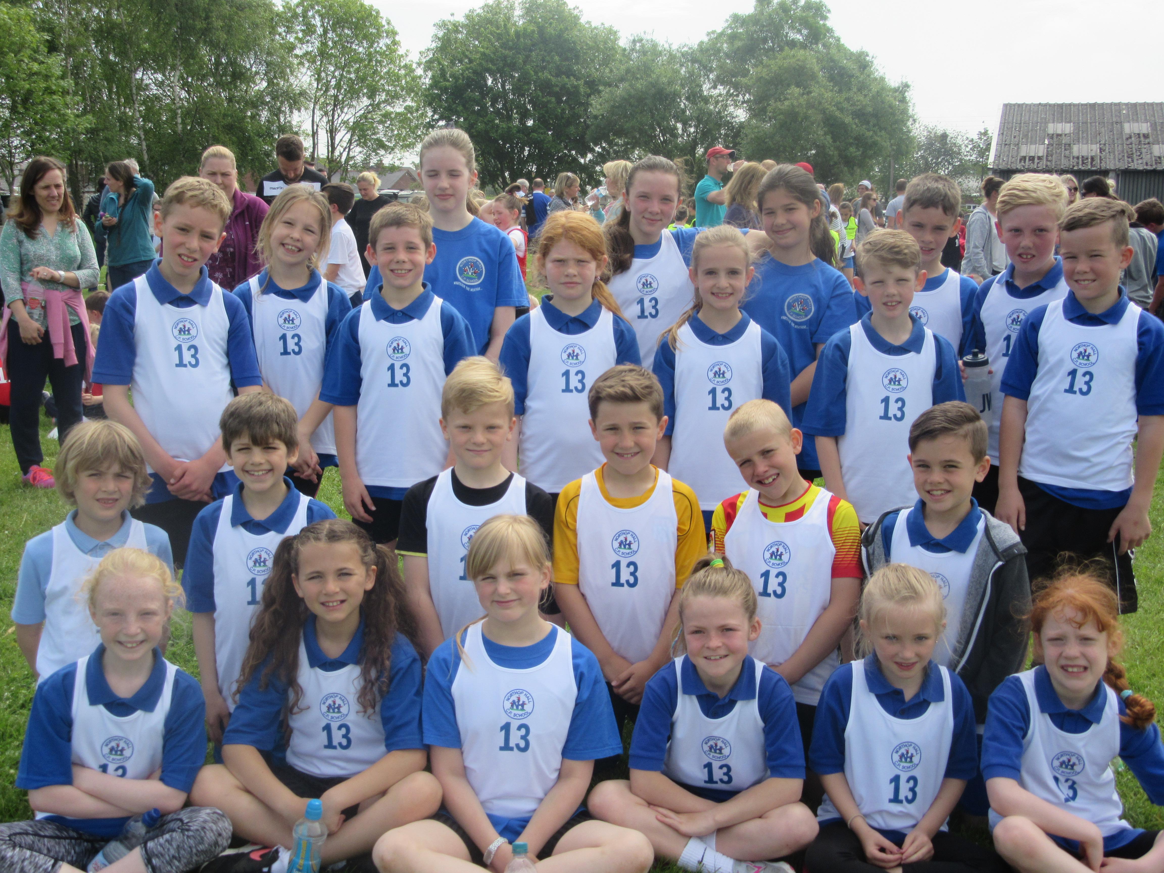 Our team of KS2 runners