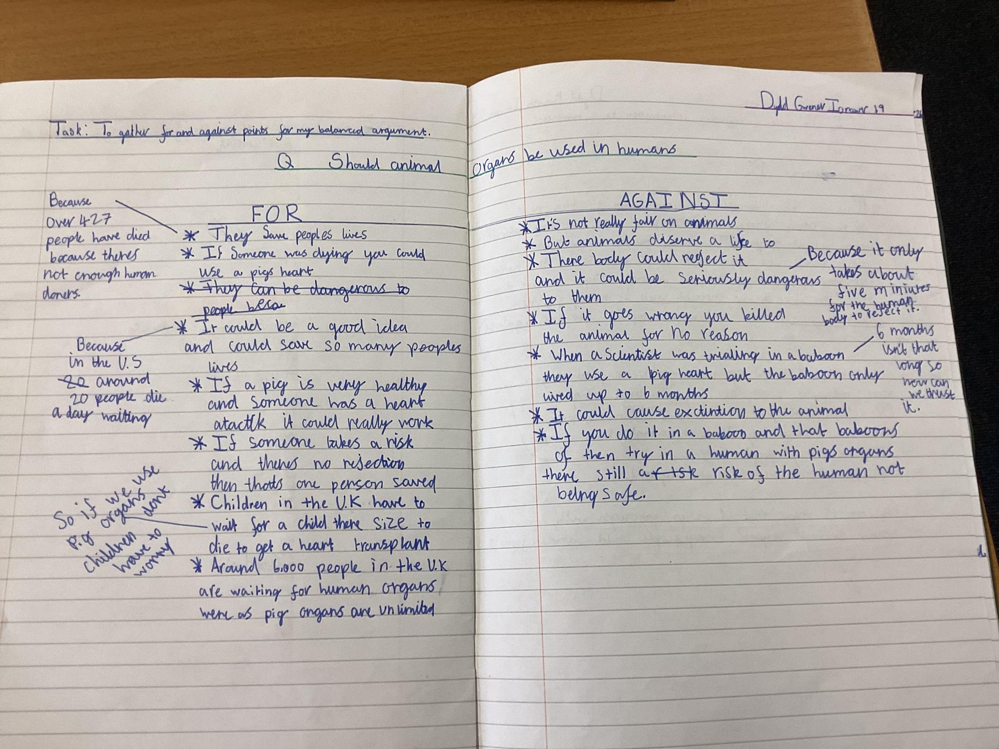 Example or the research preparation we did 